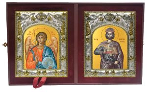 Складень Ангел Хранитель и Анастасий Персиянин, преподобномученик