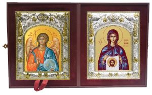 Складень Ангел Хранитель и Вероника праведная