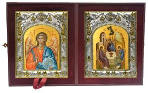 Складень Ангел Хранитель и Святая Троица