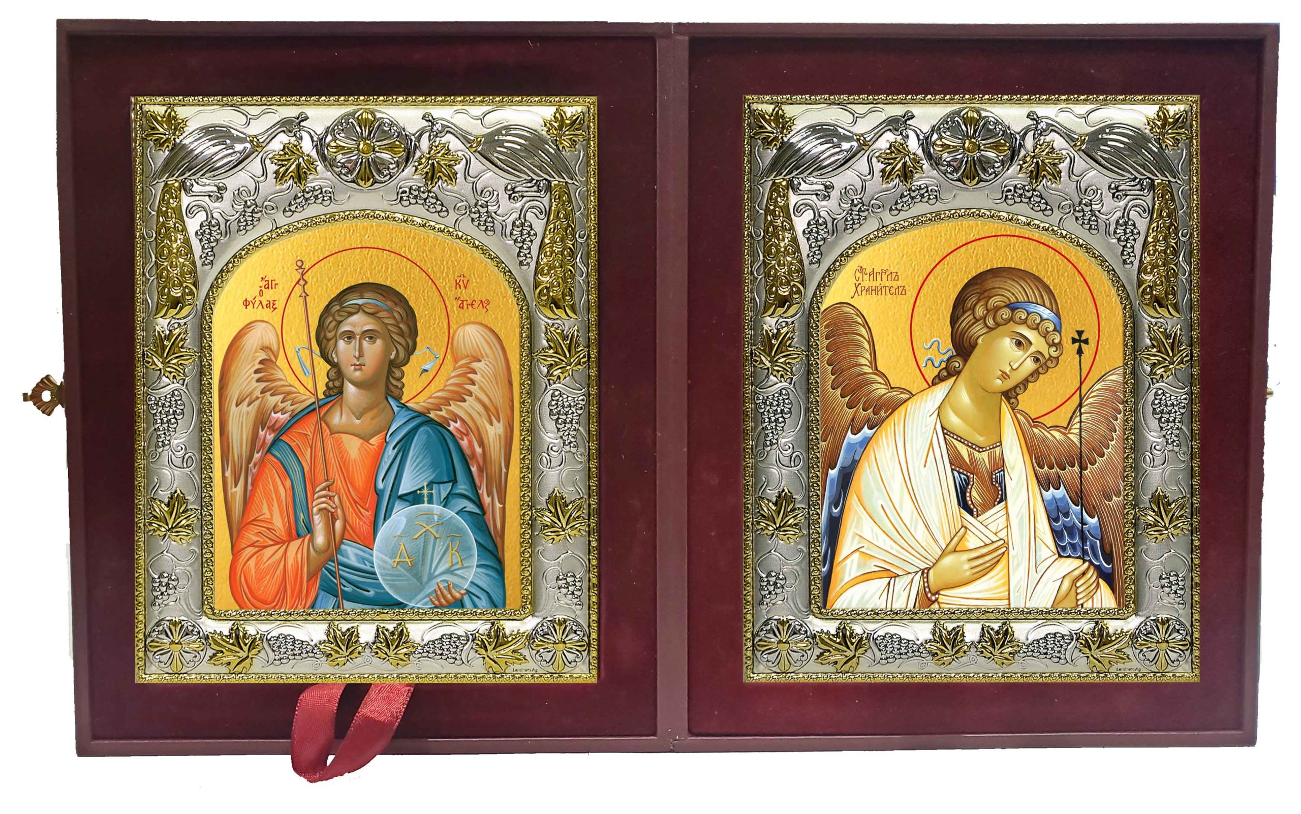 Складень Ангел Хранитель и Ангел Хранитель