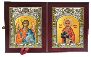 Складень Ангел Хранитель и Максим Кордульский, мученик