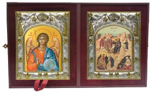 Складень Ангел Хранитель и Рождество Христово