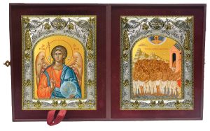 Складень Ангел Хранитель и Сорок мучеников Севастийских