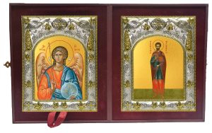 Складень Ангел Хранитель и Максим Римский, мученик
