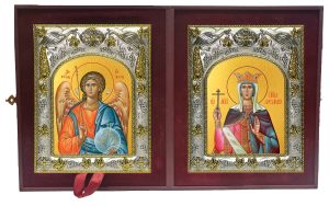 Складень Ангел Хранитель и Александра Римская мученица