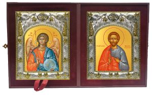 Складень Ангел Хранитель и Максим Кизический