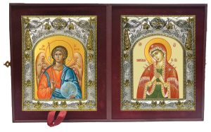 Складень Ангел Хранитель и Семистрельная икона Божией Матери