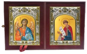 Складень Ангел Хранитель и Соломон праотец