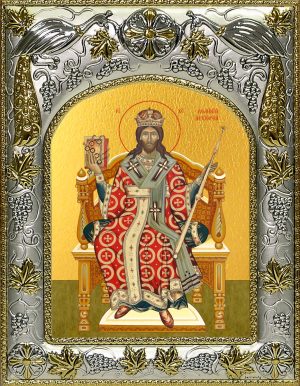 Икона освященная "Великий Архирей", 14x18 см