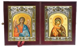 Складень Ангел Хранитель и Феодоровская(Федоровская) икона Божией Матери