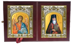 Складень Ангел Хранитель и Алексий (Алексей) Карпаторусский святой