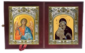 Складень Ангел Хранитель и Донская икона Божией Матери
