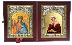 Складень Ангел Хранитель и Сарра Святая Праведная