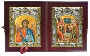 Складень Ангел Хранитель и Святая Троица