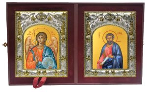 Складень Ангел Хранитель и Иуда, брат Господень, апостол