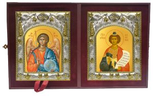 Складень Ангел Хранитель и Даниил пророк