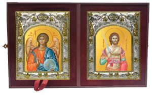 Складень Ангел Хранитель и Артемий (Артём) Антиохийский, великомученик