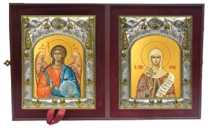 Складень Ангел Хранитель и Наталья, Наталия Никомидийская мученица