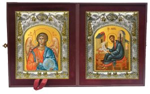 Складень Ангел Хранитель и Марк Апостол