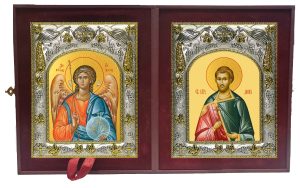 Складень Ангел Хранитель и Дион Римский мученик