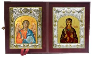 Складень Ангел Хранитель и Параскева Пятница мученица