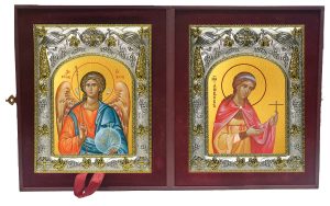 Складень Ангел Хранитель и Любовь мученица