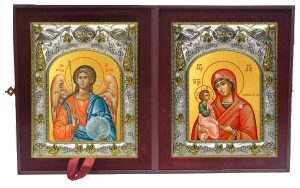 Складень Ангел Хранитель и Гребневская икона Божией Матери