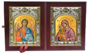 Складень Ангел Хранитель и Шуйская икона Божией Матери