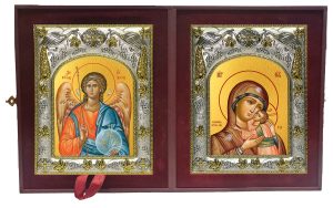 Складень Ангел Хранитель и Чухломская икона Божией Матери