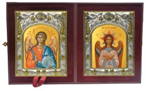 Складень Ангел Хранитель и Спас Благое Молчание