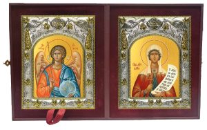 Складень Ангел Хранитель и Дария (Дарья) мученица