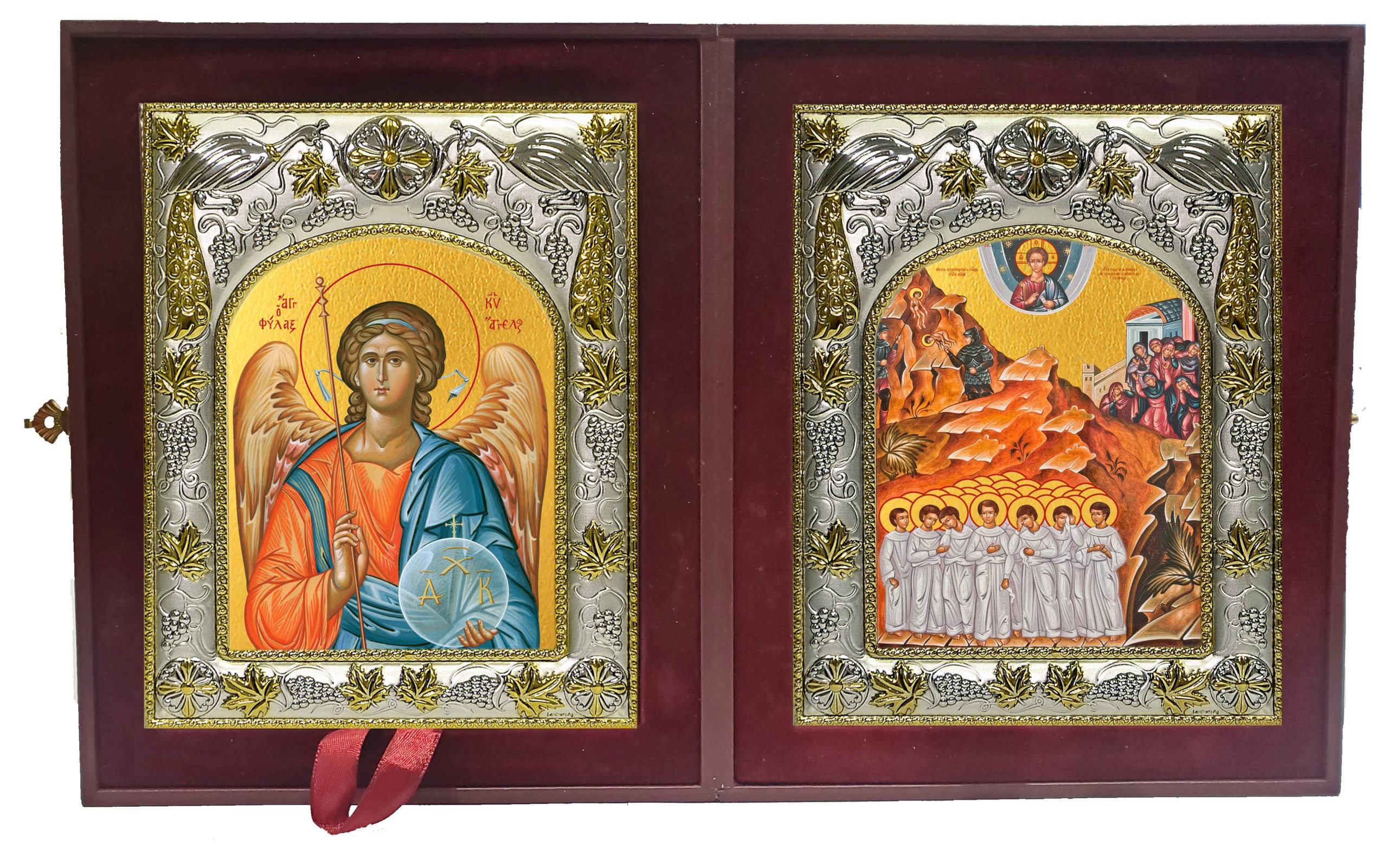 Складень Ангел Хранитель и Вифлеемские младенцы мученики