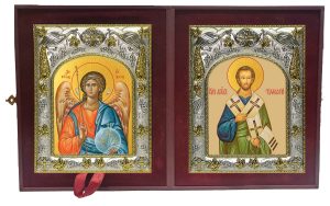 Складень Ангел Хранитель и Тимофей апостол