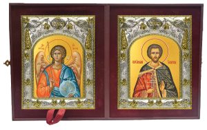 Складень Ангел Хранитель и Авраамий Болгарский мученик