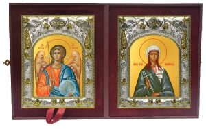 Складень Ангел Хранитель и Юлия (Иулия) Анкирская (Коринфская), мученица