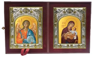 Складень Ангел Хранитель и Муромская икона Божией Матери
