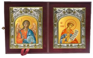 Складень Ангел Хранитель и Иосиф Прекрасный праведный