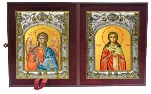 Складень Ангел Хранитель и Вера Римская мученица