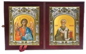 Складень Ангел Хранитель и Януарий священномученик