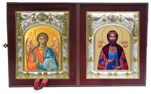 Складень Ангел Хранитель и Петр и Ярослав Мудрый