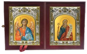 Складень Ангел Хранитель и Моисей пророк