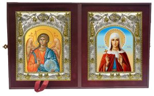 Складень Ангел Хранитель и София мученица