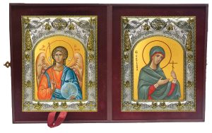 Складень Ангел Хранитель и Татьяна (Татиана) мученица