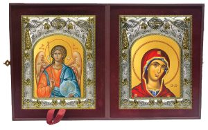 Складень Ангел Хранитель и Казанская икона Божией Матери