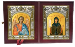 Складень Ангел Хранитель и Мария Хиданская, блаженная
