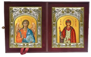 Складень Ангел Хранитель и Михаил Муромский, князь благоверный