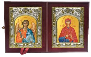 Складень Ангел Хранитель и Зинаида Мученица