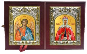 Складень Ангел Хранитель и София Суздальская