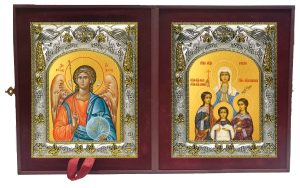 Складень Ангел Хранитель и Вера, Надежда, Любовь и их матерь София мученицы
