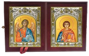 Складень Ангел Хранитель и Иулиан Тарсийский, мученик